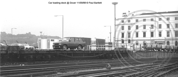Car loading dock @ Dover 88-09-11 � Paul Bartlett w
