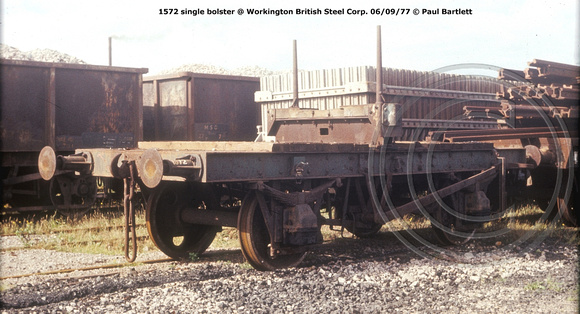 1572 single bolster @ Workington BSC 77-09-06 © Paul Bartlett w