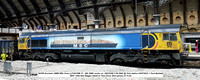 66709 Sorrento GBRf MSc livery [JT42CWR-T1  GM -EMD works no. 20018356-2 05-2002 @ York station 2023-07-05 © Paul Bartlett w