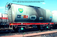 BPO67463 [= SMBP1642] TTA 33t Class A Petroleum Tank wagon air brake Design code TT026X Pickering @ Mossend 90-07-25 © Paul Bartlett w