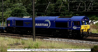 66047 Maritime Intermodal Two DB ex EWS [classification JT42CWR built GM-EMD Works no 968702-47 11.1998] @ York Holgate Junction 2023-07-01 © Paul Bartlett [1w]