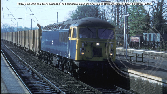 560xx on Easidispose refuse @ Harpenden Central June 1980 � Paul Bartlett w