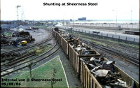 Shunting Sheerness Steel 86-08-09 © Paul Bartlett [w]