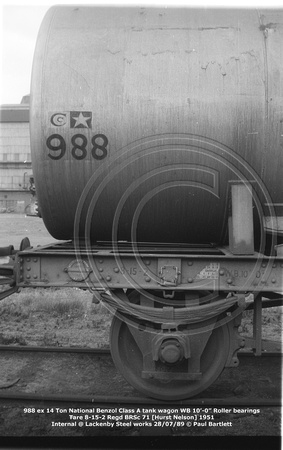 988 ex National Benzol tank @ Lackenby 89-07-28 © Paul Bartlett [04w]