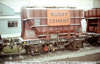B873801 CPV 22t PRESFLO Rugby Cement tare 13-68 Diag 1-272 Lot 3497 Central 1964 @ Barrington 78-03-26 © Paul Bartlett w