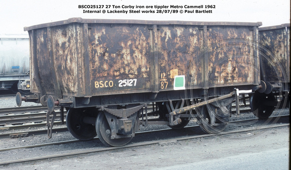 BSCO25127 Corby iron ore tippler @ Lackenby 89-07-28 © Paul Bartlett w