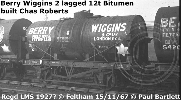 Berry Wiggins 2  at Feltham 67-11-15