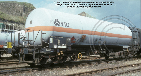 33 80 779 4 003-3 VTG Methyl Chloride @ Dover 93-07-25 © Paul Bartlett w