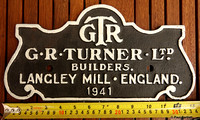 Plate - G R Turner 1941 © Paul Bartlett w