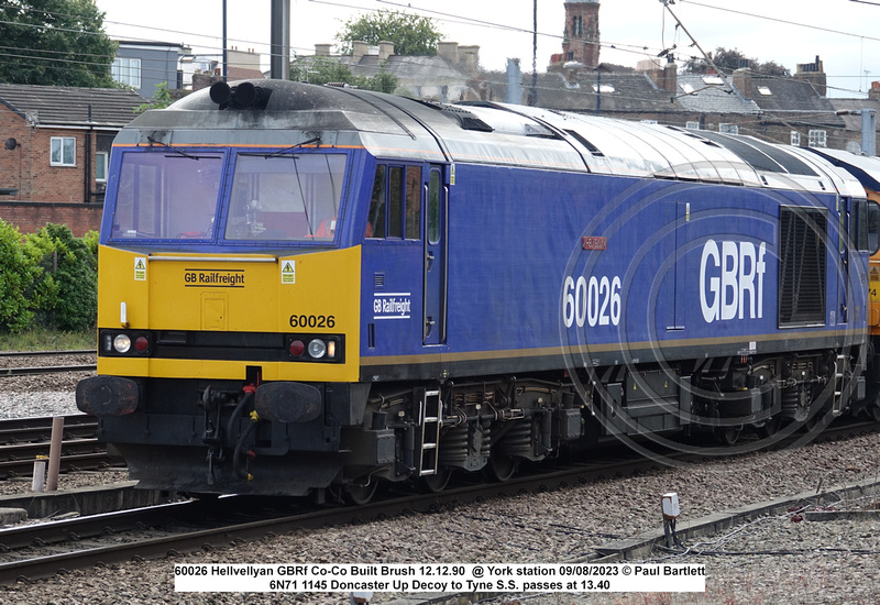 Paul Bartlett S Photographs RECENTLY ADDED RAILWAY 60026