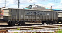 81 70 5932 697-2 Ealnos JNA 79.6t Land Recovery Ltd Tare 22.000kg Built W H Davis, Langwith Junct. 10.9.22 @ York Station 2023-08-11 © Paul Bartlett w