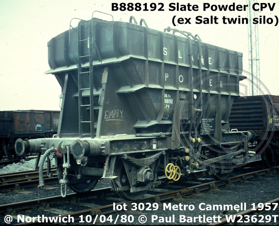 B888192 Slate Powder discharge