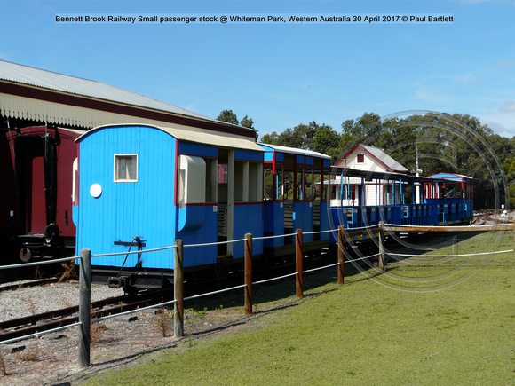 Bennett Brook Railway Small passenger stock @ Whiteman Park, Western Australia 30 April 2017 © Paul Bartlett