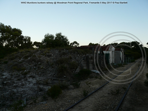 WW2 Munitions bunkers railway Woodman Point Regional Park, Fremantle 5 May 2017 © Paul Bartlett [5]