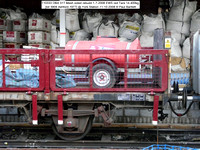 110333 OBA 31T Mesh sided rebuild 1-7-2008 EWS red Tare 14-400kg [lot 3909 Ashford 1977] @ York Station 2008-10-11 © Paul Bartlett [7w]