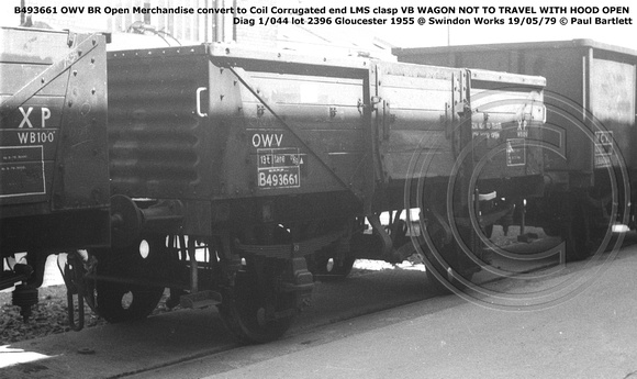 B493661 OWV Coil @ Swindon Works 79-05-19 © Paul Bartlett w