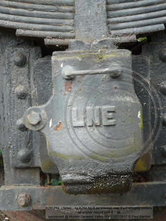 B291264 (false) ex K264 NCB ex Internal user Ex-Kellingley colliery on anchor mount tank frame conserved @ Murton Derwent Valley Rly 2017-07-12 © Paul Bartlett [6w]