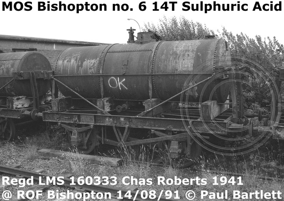 MOS 6 H2SO4 at ROF Bishopton 91-08-14