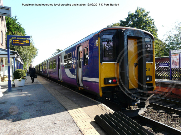 Poppleton hand operated level crossing and station 2017=09-19 © Paul Bartlett [05]