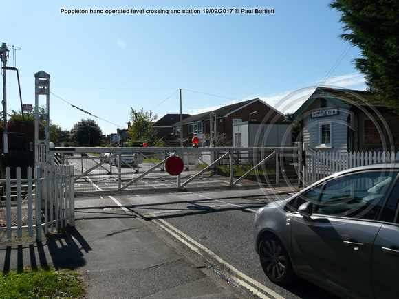 Poppleton hand operated level crossing and station 2017=09-19 © Paul Bartlett [06]