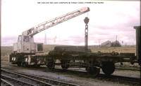 4wh crane and 4wh coach @ Onllwyn Colliery 86-04-27 � Paul Bartlett [1]
