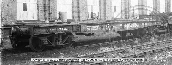 W161041 XFO FLAT WC Warflat @ Horwich C&W 80-08-16 � Paul Bartlett w