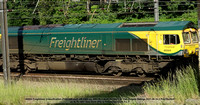 66504 Freightliner [classification JT42CWR built GM EMD no. 998106-4 Built 06-1999 ] @ York Holgate Sidings 2021-06-16 © Paul Bartlett [2w]