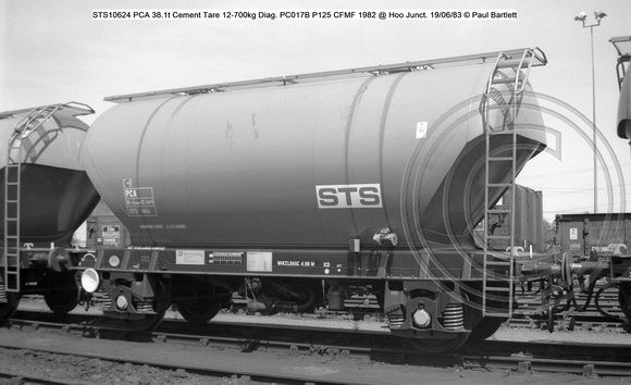 STS10624 PCA Cement Diag. PC017B @ Hoo Junction 83-06-19 © Paul Bartlett w
