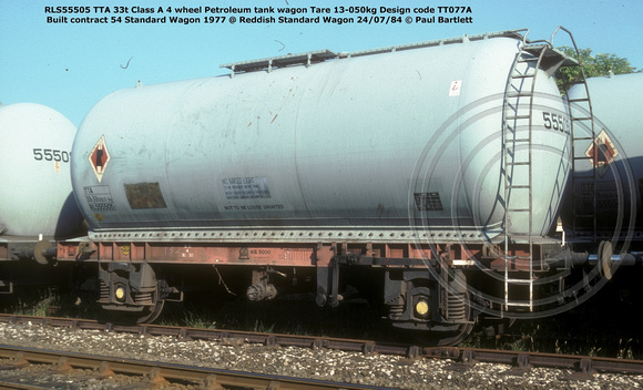 RLS55505 TTA @ Reddish Standard Wagon 84-07-24 © Paul Bartlett w