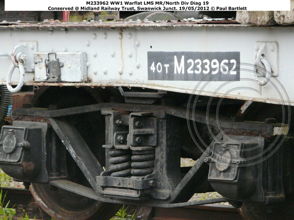 M233962 WW1 Warflat Conserved @ Midland Railway Trust, Swanwick Junct. 2012-05-19 © Paul Bartlett [3w]