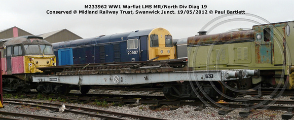 M233962 WW1 Warflat Conserved @ Midland Railway Trust, Swanwick Junct. 2012-05-19 © Paul Bartlett [1w]