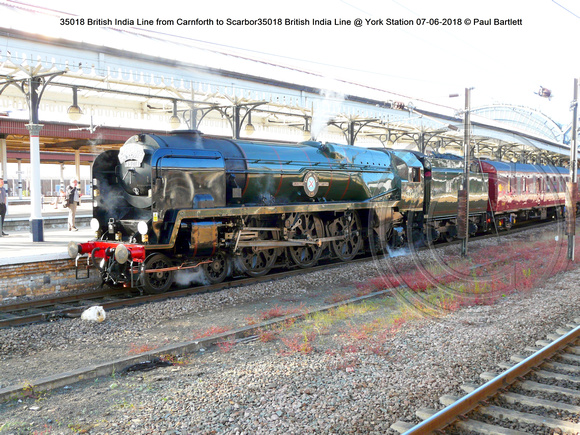 35018 British India Line @ York Station 2018-06-07 © Paul Bartlett [1w]