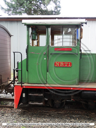 NRT1 William H. Collis at Emerald on Puffing Billy Railway 19-09-2014 � Paul Bartlett [2]