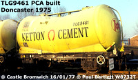 Ketton cement TLG/TRL 946x Depressed centre wagons PCA