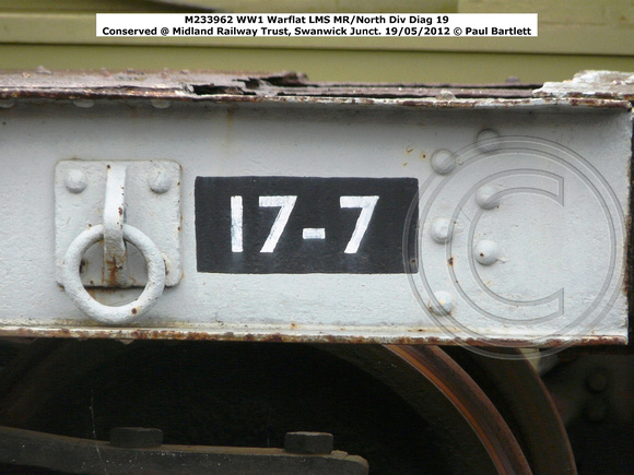 M233962 WW1 Warflat Conserved @ Midland Railway Trust, Swanwick Junct. 2012-05-19 © Paul Bartlett [6w]