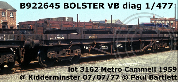 B922645 BOLSTER VB