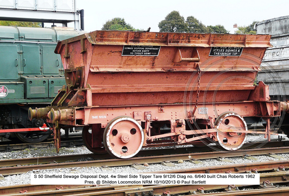S 50 Sewage Tipper Pres. @ Shildon Locomotion NRM 2013-10-10 � Paul Bartlett