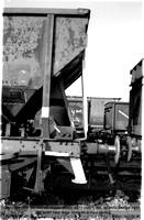 B437588 HKV 34t Iron ore hopper POOL 4223 Diag 1-167 lot 3002 Shildon 1957 @ Cardiff Tidal Sdgs 85-05-26 © Paul Bartlett [12w]