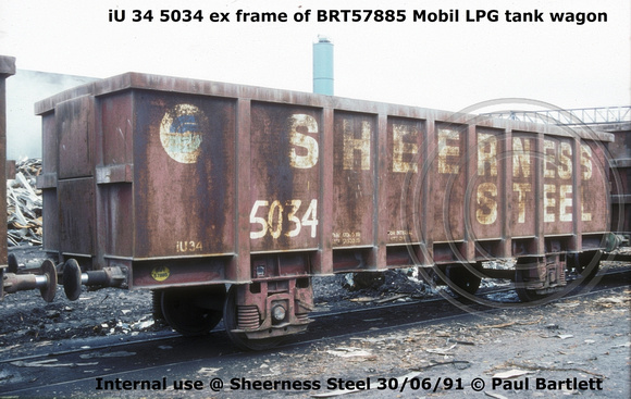 iU 34 5034 BRT57885 Sheerness Steel 91-06-30 © Paul Bartlett [w]