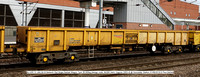 NLU29113 JNA 64.0t Network Rail Bogie Ballast Wagon Tare 26.000kg [design code JNO60 Astro Vagone 2003-4] @ Doncaster Station 2019-06-01 © Paul Bartlett w