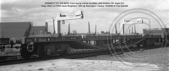DB996227 SALMON Track laying @ Warrington Central 80-08-16 � Paul Bartlett w