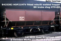 BR 21t coal hopper - rebodied welded HTO HTV ZDV