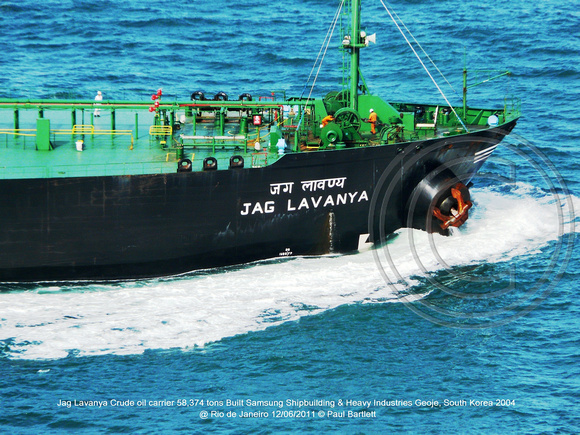 Jag Lavanya Crude oil carrier @ Rio de Janeiro 12-06-2011 � Paul Bartlett [3w]