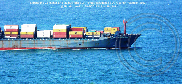Nordstrand Container Ship @ Rio de Janeiro 12-06-2011 � Paul Bartlett [2w]