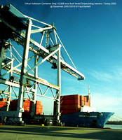 Orkun Kalkavan Container Ship @ Savannah Port 20-01-2010 � Paul Bartlett [1w]