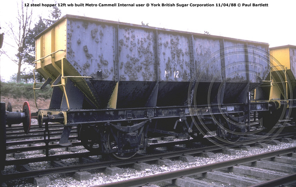 12 steel hopper Internal user @ York BSC 88-04-11 © Paul Bartlett w