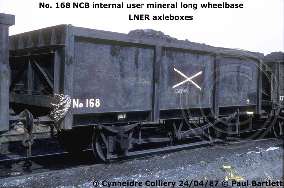 168 Mineral 87-04-24 Cynheidre Colliery © Paul Bartlett [1W]