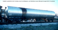 VDJB82511 [exSUKO83133] TEA 73.4t Edible oil tank Tare 28-550kg [Des. code TE032D Metro Cammell 1968]  @ Port Sunlight 87-01-03 © Paul Bartlett w