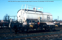 23 80 739 8 400-3P Eva Organic Peroxide tank wagon Diag E371 Else Hann 1971 @ Eastleigh 82-11-15 © Paul Bartlett [1w]