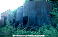NCB7624 Pulverised coal silo wagon P E etc. 9.63 Regd GWR 1324 built Cambrian @ Deep Navigation Colliery, Treharris 85-05-28 © Paul Bartlett [colw]